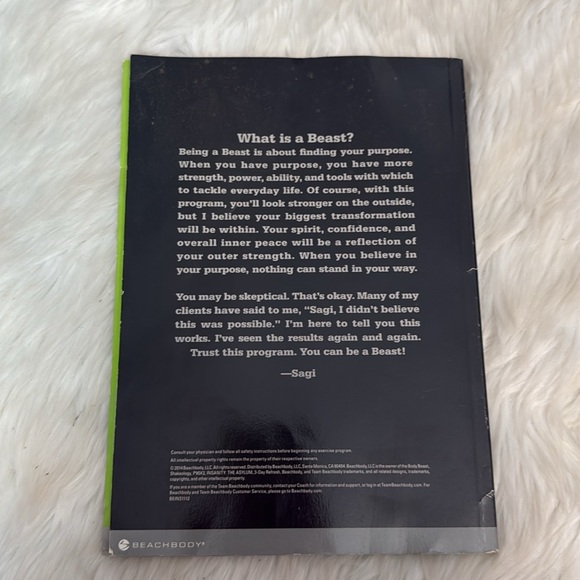 Body Beast 5 disc DVD set Book of Beast Strength Training Fitness Program - Picture 3 of 5